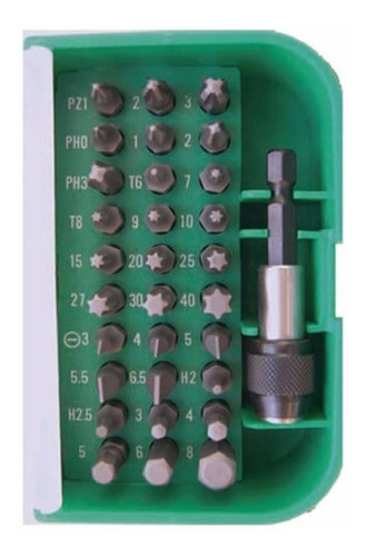 Juego De Puntas Surtidas 31 Pzs 1/4  Bremen 4546 0