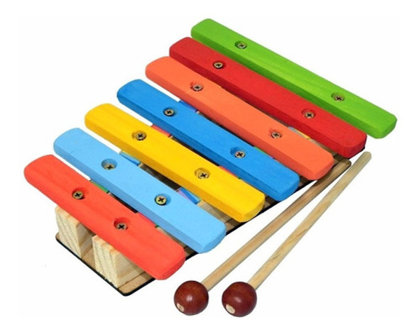 Xilofone De Madeira Instrumento Infantil 0 Xilofone De Madeira Instrumento Infantil 0