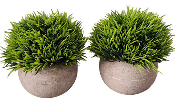 Maceta Con Planta Artificial Tipo Arbusto 0