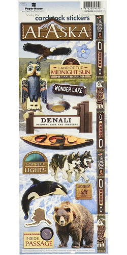 Paper House Productions Stcx-0159e Travel Cardstock Stickers 0