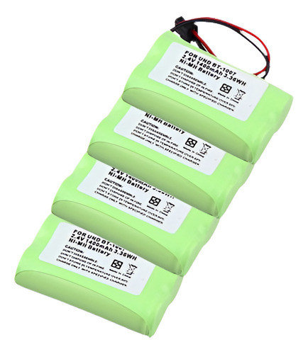 4x1400mah 2.4v Batería Para Uniden:bt904 Bp904 Bt1007 Bt1015 0