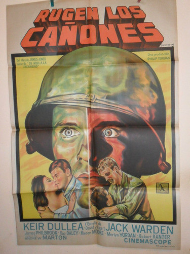 Poster Pelicula *rugen Los Cañones* Belica Año 1964 Original 0
