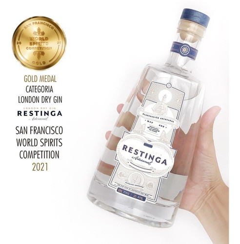 Gin Restinga London Dry 700 Ml Caja X 6 1