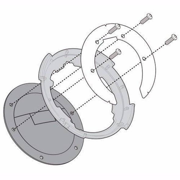 Adaptador P/bolso Tanklock Givi Ducati Monster Bf09 Bamp 0