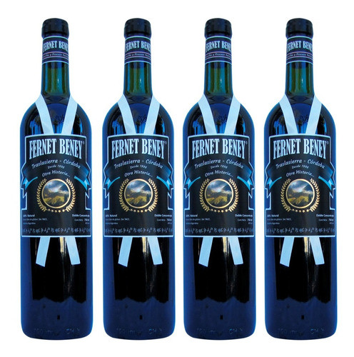4 Fernet Beney 750ml Imperdible! 0