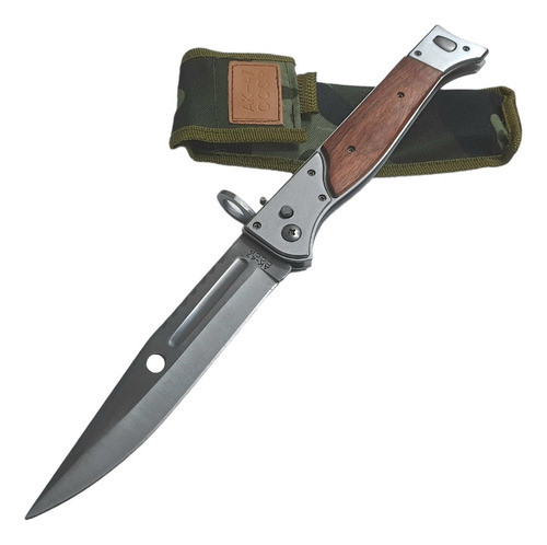 Cuchillo Navaja Plegable 16 Cm Hoja Ak47 Modelo 2 1