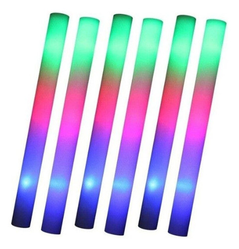 50  Varas Led Rompecocos Luminosos Multicolor 0