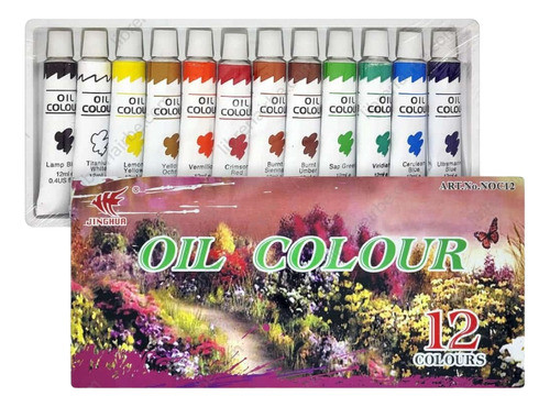 Oleo Artistico Jinghua X12 Colores Serviciopapelero 0