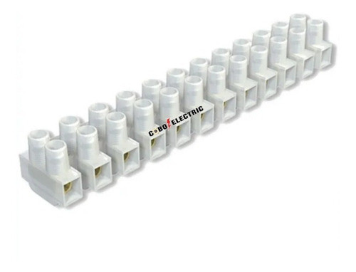 Bornera Aerea Poliamida 3a De 12 Polos 4mm Union Cable X10u 1