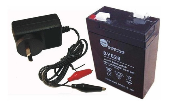 Cargador Automatico 1 A Bateria Gel 7,2v Coche Niño Luz Etc$ 0