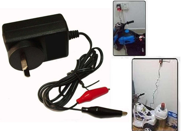 Cargador Automatico 1 A Bateria Gel 7,2v Coche Niño Luz Etc$ 1