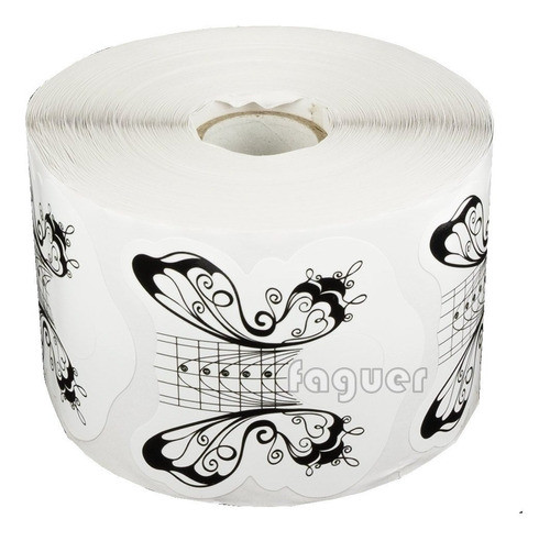 30 Moldes Descartables Mariposa Uñas Gel Acrilicas Almendra 0
