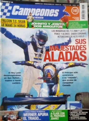 Campeones 146 Poster Gigante Falcón Tc Silva,le Mans 24 H 0