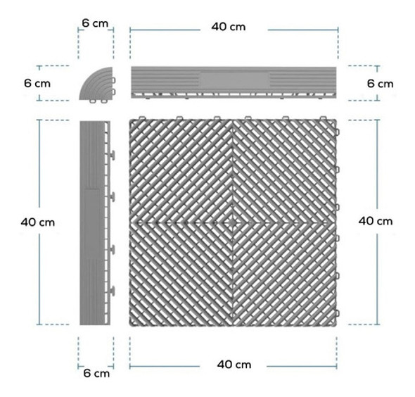 Pisos Modulares Encastrables En Polipropileno 1