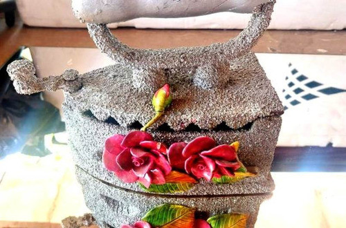 Ferro Antigo De Passar Roupa Na Cabana - Restauração E Arte 0