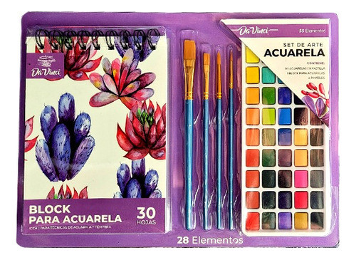 Acuarelas Da Vinci Set Arte X55 Elementos Serviciopapelero 0