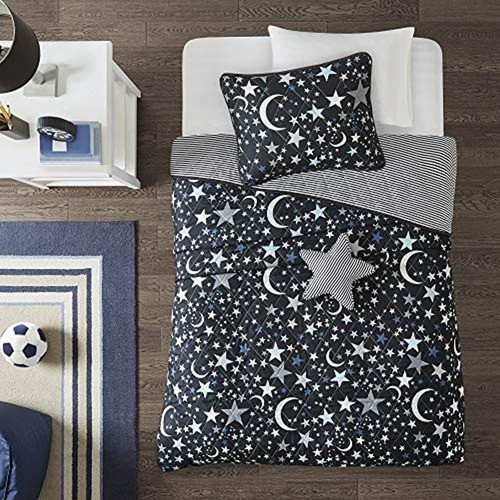 Juego De Colchas Mi Zone Starry Night Para Niños, Gemelas, C 1