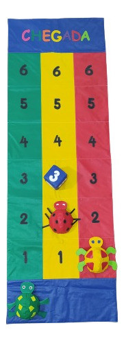 Tapete Atividade Corrida De Bichinhos Eduactivo 0
