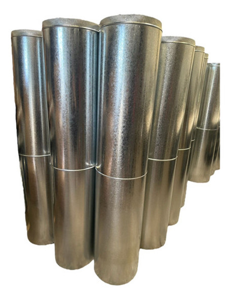 Caño Conducto Chapa Galvanizada 45 Cm 18 Pulgadas Zingueria 0