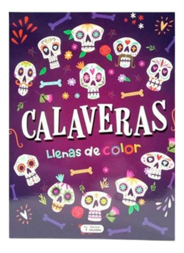 Libro Calaveras Para Colorear Calaveras Llenas De Color 0