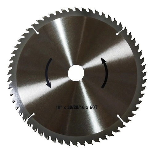 Hoja Sierra Circular 60 D W 255mm 10  Ruhlmann Ru19020 0