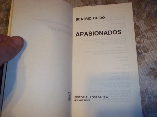 Apasionados - Beatriz Guido 1