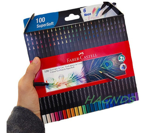 Lapices De Colores Faber-castell Supersoft  X100 Nuevos 0
