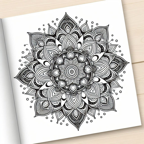 Kit Imprimible: Mandalas Para Pintar +500 Diseños.cuarentena 1