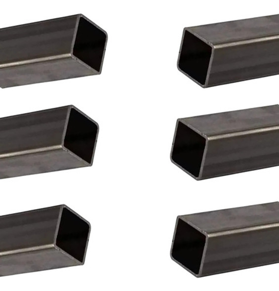 Barra Metalon 15x15 Tubo Quadrado Aço 6 Peça De 1,5m 0