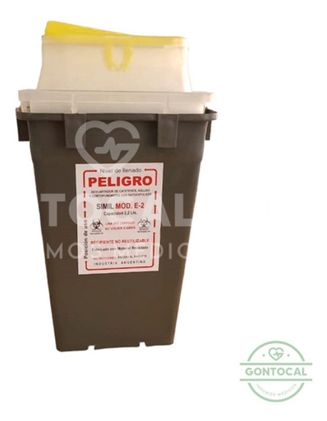 Descartador De Agujas Y Cortopunzantes 2 Lts E2 0