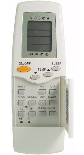 Controle Remoto Ar Condicionado Spriger Carrier Rfl-0601 Ehl 0