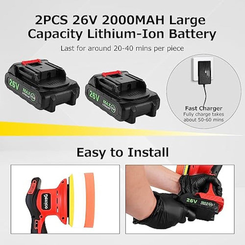 Dexico - Pulidora Inalámbrica Rotativa Para Coche, 1