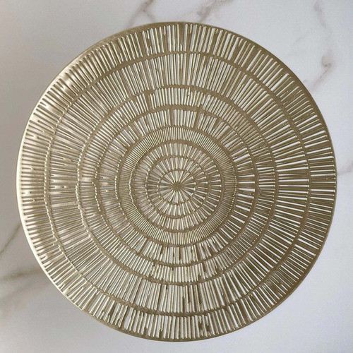 Individual Redondo Dorado Modelo 4 Ø 38cm 0