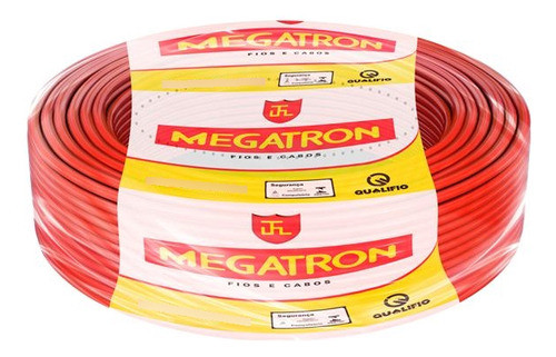 Cabo Flexível  6,0mm Vermelho Megatron C100 0