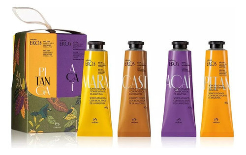 Set X4 Regalo Natura Ekos Pulpas 40g Todas Las Fragancias 1