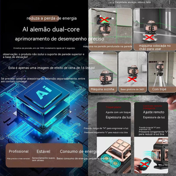 Ferramenta Externa De Nível De Laser 4d De 16 Linhas-sx 1