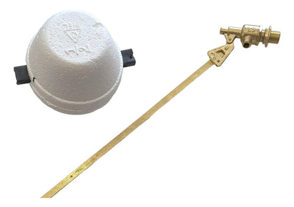 Flotante Alta Presion Tanque Bronce Regulable 3/4 Con Boya 0 Flotante Alta Presion Tanque Bronce Regulable 3/4 Con Boya 0