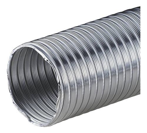 Caño Tubo Corrugado Flexible Aluminio Ø 4 Pulgadas Compacto 0