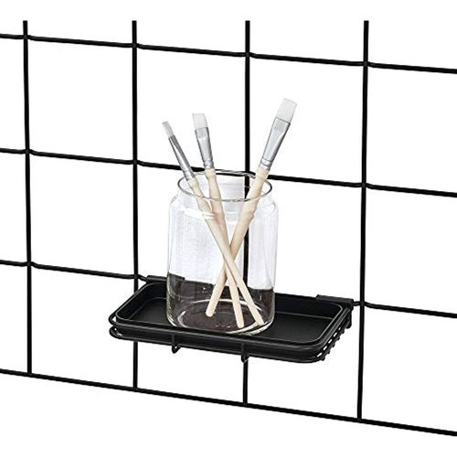 Idesign Jayce Metal Shelf Storage For Modular Grid System, O 0