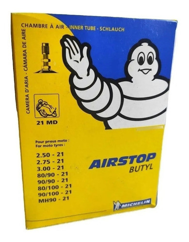 Cámara Moto Michelin Md Delantera 300 21 90 90 21 Solomoto 0