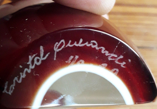 Pisapapel Manzana Cristaleria Querandi Estilo Murano Cristal 1