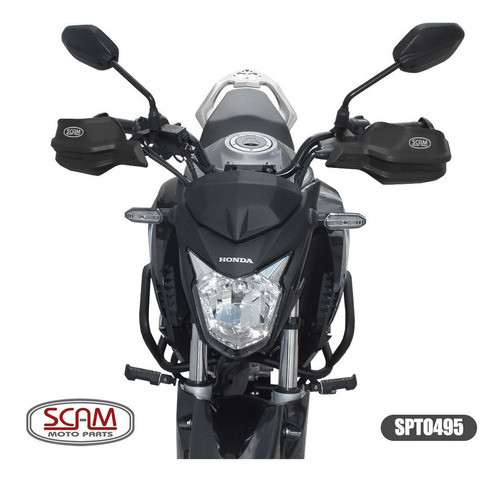 Protetor De Mão/manete Scam Honda Cb Twister 250 Todas 1