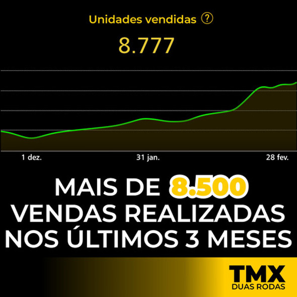 Combo Pneu Moto Vipal (d) St500 100/80-17 S/c + Bico Tr-412 1