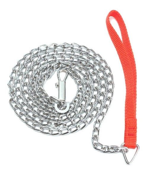 Pack X12 Cadena Correa Cromada Para Perro 3mm 120cm 1 Pack X12 Cadena Correa Cromada Para Perro 3mm 120cm 1