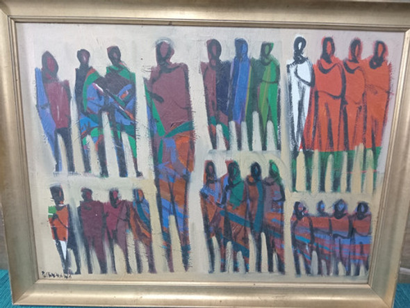 Óleo Sobre Tela Del Autor Claudio Giannini 1