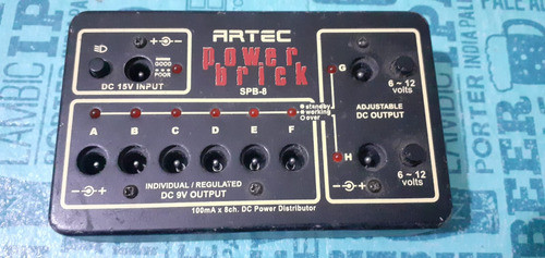 Fuente Para 8 Pedales Artec Modelo Spb8 0