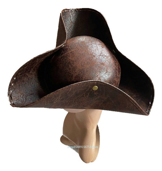 Novo Chapéu De Capitão Pirata, Cosplay, Retrô, Tricornio 1 Novo Chapéu De Capitão Pirata, Cosplay, Retrô, Tricornio 1