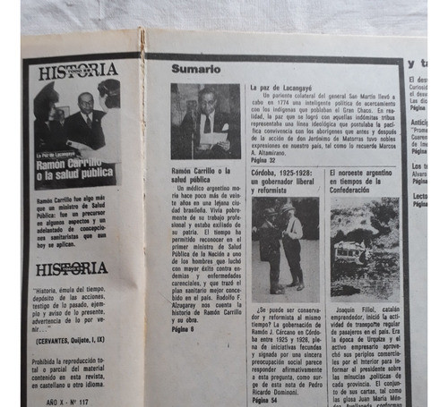 Todo Es Historia N° 117 Febrero 1977 - Ramon Carrillo 1