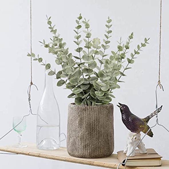 Tiyard 36 Piezas De Tallos De Hojas De Eucalipto Artificiale 1