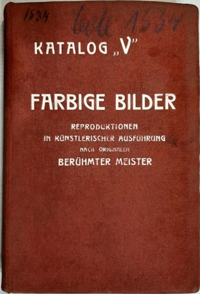 Antiguo Catálogo Arte Farbige Bilder Ro 579 0